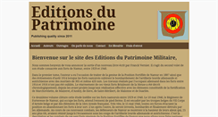 Desktop Screenshot of editionsdupatrimoine.be